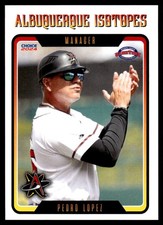 2024 Pedro Lopez Choice Rookie Minor League Card Albuquerque Isotopes. rookie card picture