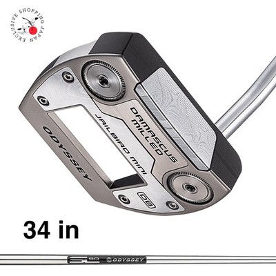 Odyssey DAMASCUS MILLED JAILBIRD MINI DB Putter 34 in STROKE LAB 90 Steel 2026