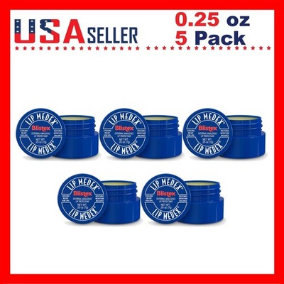 Blistex Medex Lip Balm Jar x [5 Pack] x [0.25 oz] Rich Thick Lip Moisturizer