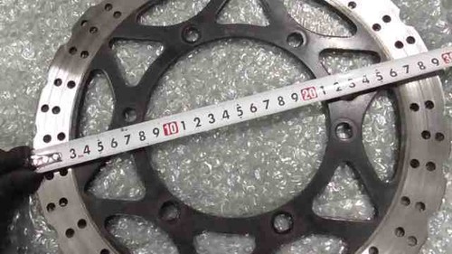 Ninja 250R EX250K rotore disco anteriore 1680745423 usato - Foto 5 di 7