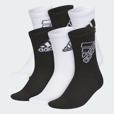 adidas kids Cushioned Mixed 2.0 6-Pack Crew Socks Kids