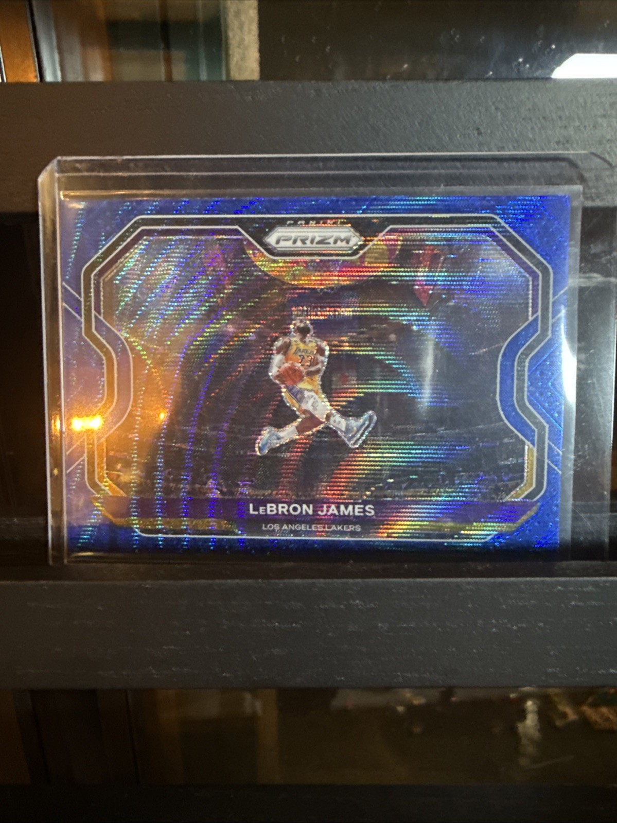 2020-21 Panini Prizm - LeBron James #1 Blue Wave Prizm Kobe Tribute