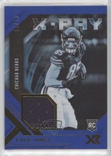 2020 Panini XR X-Ray Swatches Blue 11/49 Cole Kmet #XR-CK 0e2x