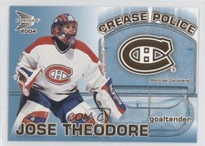 2003-04 Pacific Prism Crease Police Jose Theodore #5 1r5