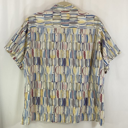 Tori Richard Shirt Mens 2XB Surboards Tropical Tiki Hawaiian Camp Aloha - Picture 8 of 14