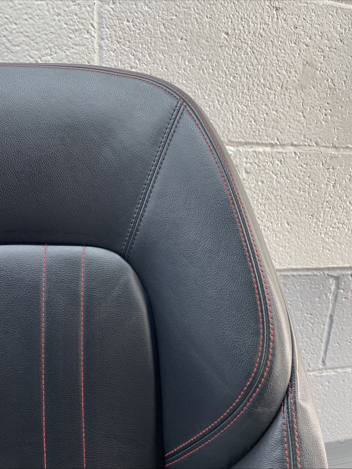 2014-2017 Maserati Ghibli Front Right Side Upper Seat Cushion Cover Black OEM