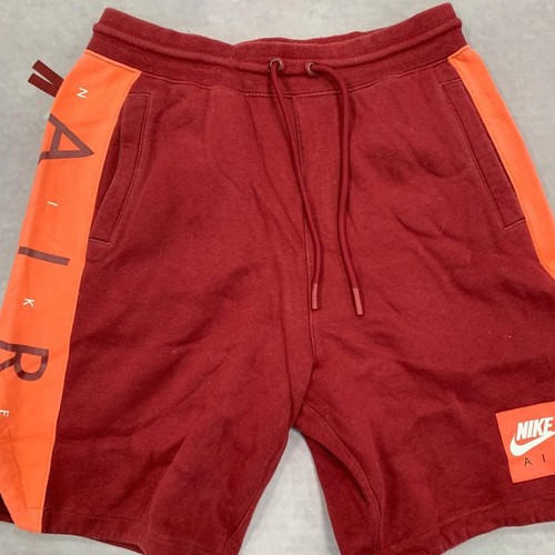 Nike Air Shorts sports sweat shorts with spell out logo Men's S - Picture 2 of 5