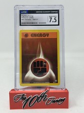 Pokemon TCG Basic Fighting Energy 106/111 Neo Genesis CGC 7.5 WOTC English Card