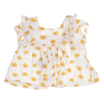 Zara, Kleid, Größe: 86, Weiß/Mehrfarbig, Blumen, Mädchen #kUT