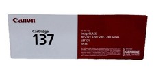 Genuine Canon Cartridge 137 Laser Printer Toner - Black Brand New Sealed