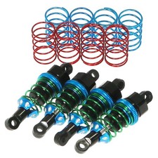 AL Shock Set with Springs for Eagle TT02-RV2 [Eagle Model] [#HZ-TT02-04-BK]