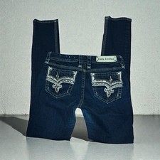 Rock Revival, Women  s Size 30, Betty Skinny Blue Jeans , Stretch Denim Designer