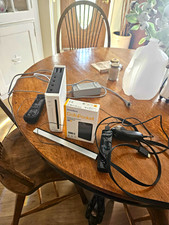 Nintendo Wii Console Bundle w/ Controllers, Sensor Bar, Adapter, 500GB USB HDD