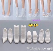 4 pares de zapatos de tacón alto para moda Royalty Integrity Poppy Parker NuFace 1/6