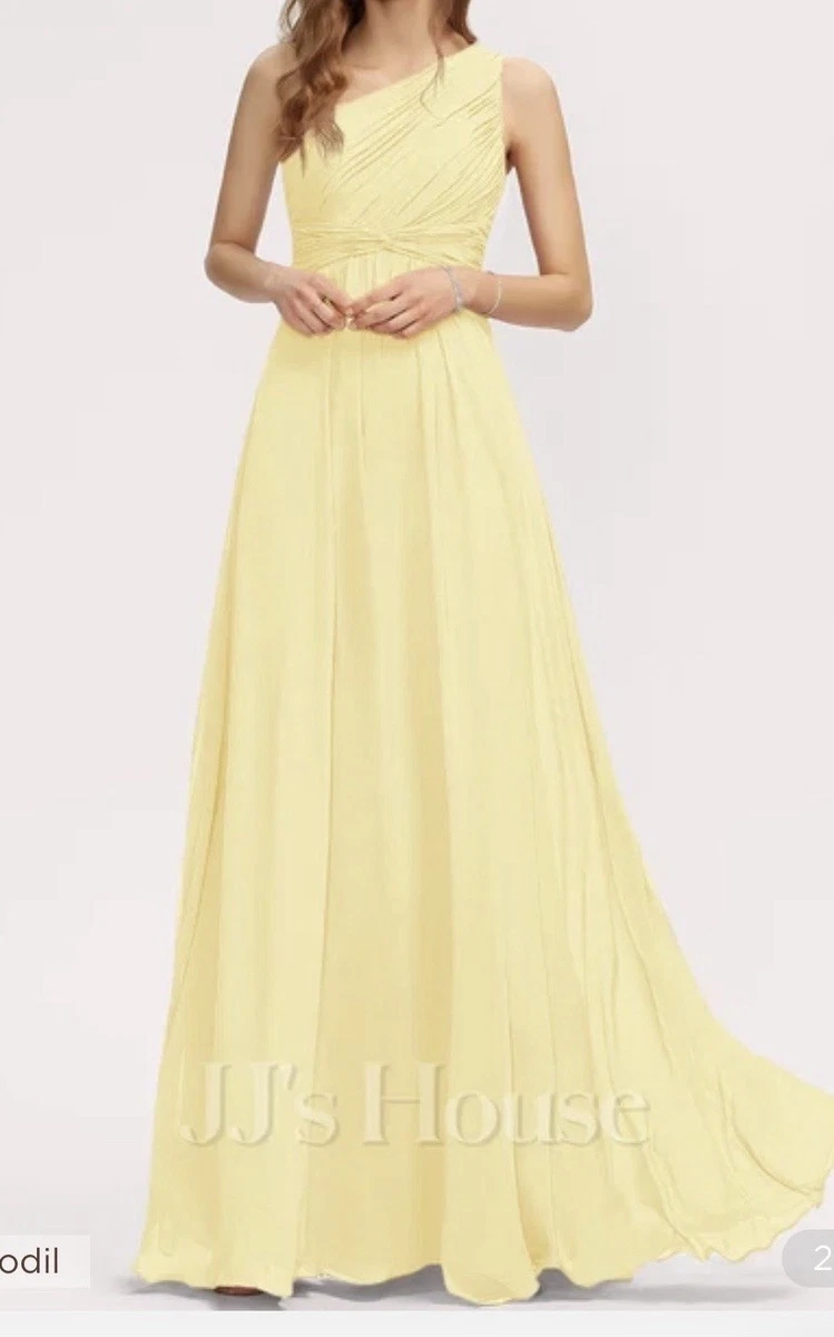 Chiffon Yellow Bridesmaid Dresses for sale | eBay