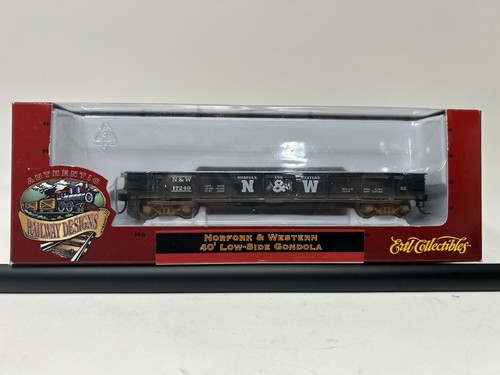 NOUVEAU wagon train télécabine bas Ertl 1388 HO Norfork & Western 40’ N&W 17249