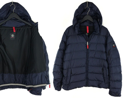 Men's Bogner Fire Ice Down 600 Jacket Quilt Hooded Puffer Size EU 56 US 46 2XL