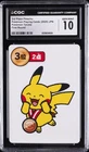 2025 POKEMON PLAYING CARDS POKEMON TARUKA JPN 3RD PLACE PIKACHU CGC 10 GEM MINT