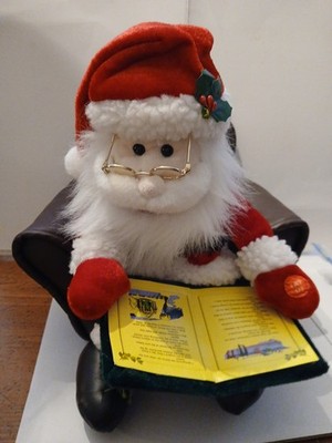 Santa Clause relaxing and music   telling storys works great