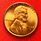 1946-D Lincoln Wheat Cent Penny GEM RED BU From an Original Bank Roll