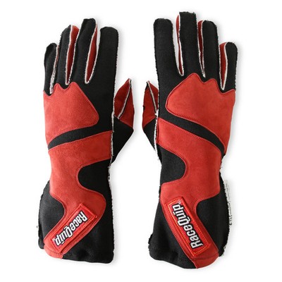 RaceQuip  356107RQP 356 Series Driving Gloves - SFI 3.3/5 - Red/Black - 2XL