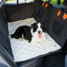 Backseat Pet Bed Mat Truck Plaid Dog for Car Deluxe Covers Non-Slip Travel