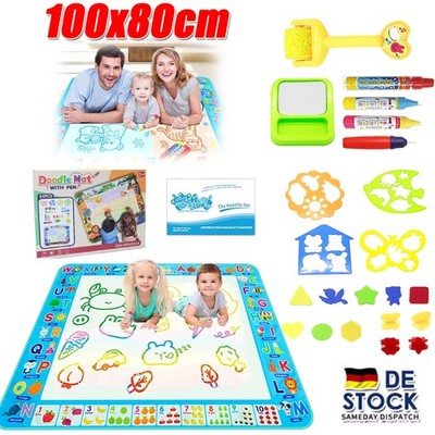 Wasser Doodle Matte 100x80 cm Aqua Magic Doodle Malmatte Kritzelmatte Spielzeug.