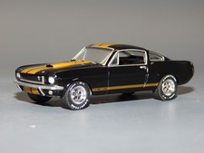 1966 '66 Ford Mustang Shelby GT350H Black Gold Trim RR 1/64 Diorama Replica VHTF