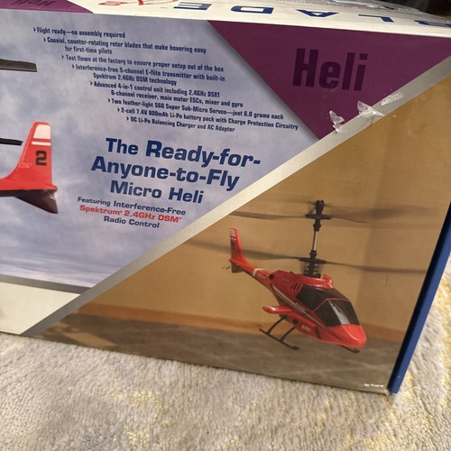 E-FLITE Blade CX2 R/C Remote Control Heli Helicopter Flying *Mint* *TESTED* - Picture 2 of 18