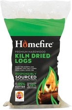 Homefire Kiln Dried Hardwood Logs Bag Fire Pit Chimnea Wood Burner Grab Bag