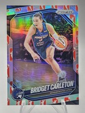 2025 Panini Prizm WNBA Bridget Carleton #88 WNBA Logo Silver Prizm SP Fire Lynx