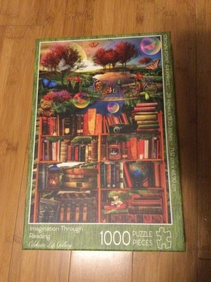 Crown Point Graphics Puzzle - Imagination through Reading - 1000 pieces - NEW