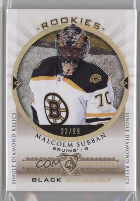 2015 Upper Deck Black Diamond Rookies Single 22/99 Malcolm Subban #BDR-MS RC 0c3