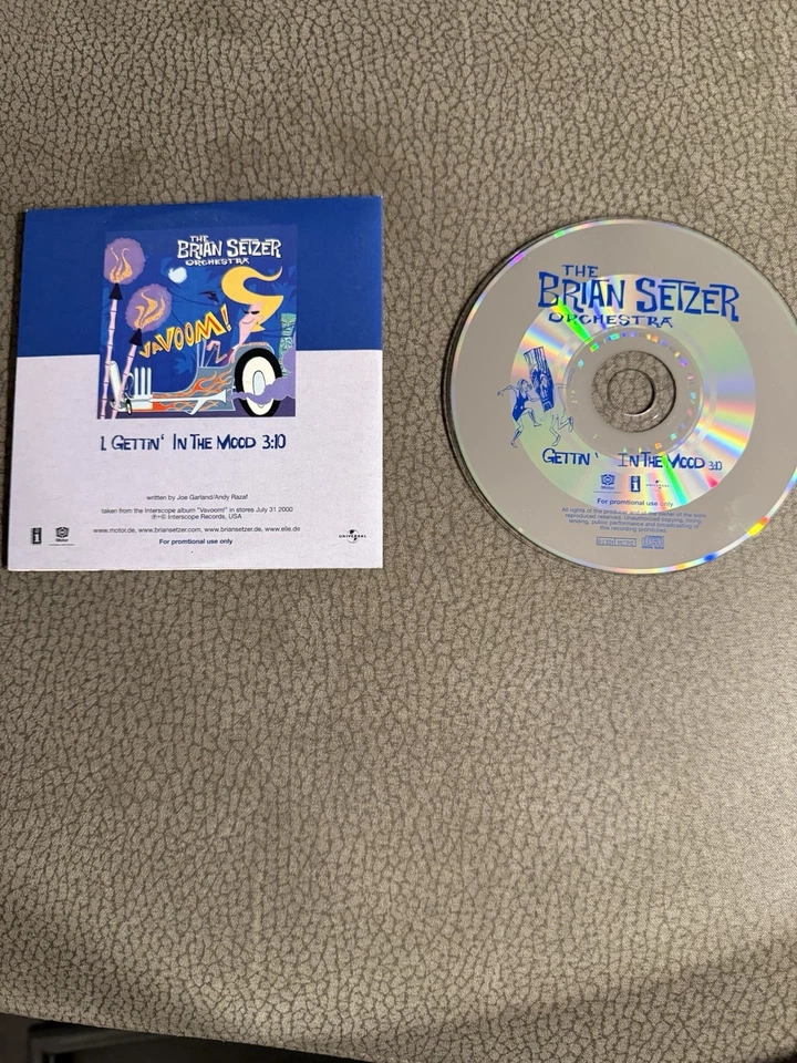 The Brian Setzer Orchestra - Gettin In The Mood | Single CD 2000 - Bild 2 von 2