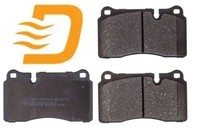 Denckermann B111615 Bremsbelagsatz FüR Scheibenbremse Bremsbelagsatz