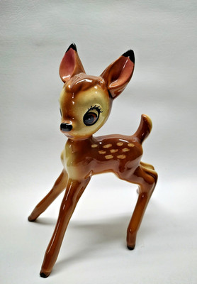 1950s Disney Evan K Shaw SURPRISED BAMBI Figurine American Pottery California