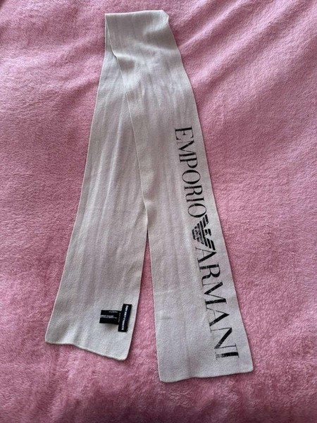 Unisex Emporio Armani Scarf Beige One size