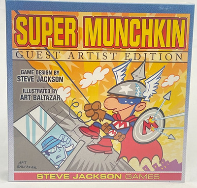 NEW Super Munchkin Guest Artist Edition Steve Jackson Games Art Baltazar
