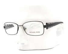 Michael Kors MK 499 001 Eyeglasses Glasses Black with Zebra Temples 52-16-135