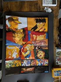 Last Bronx - Sega Saturn. Complete in Box with Obi & Poster. From Japan. Tested