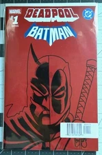 Dynamic Forces Deadpool Batman #1 Signed, Remarked Ken Haeser Ultra Rare W/COA