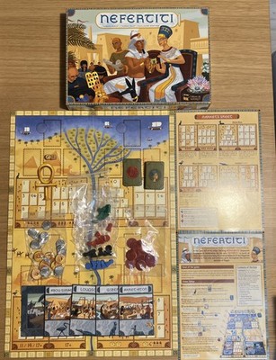 Nefertiti Board Game Editions Du Matagot Rio Grande Games 2008 Egypt Pharaoh