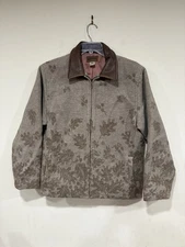 Women’s Pendelton Wool Maple Leaf Duck Jacket Calfskin Collar - XL