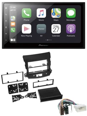 Pioneer MP3 Bluetooth DAB 2DIN USB Autoradio für Citroen C-Crosser Mitsubishi Ou - Bild 1 von 4