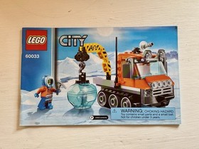 Retired 2014 LEGO CITY: Arctic Ice Crawler (60033) 100% Complete NO BOX