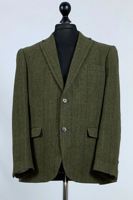 Andrew James Trachten Munchen Shetland Wool Jacket Blazer Men's Size 26
