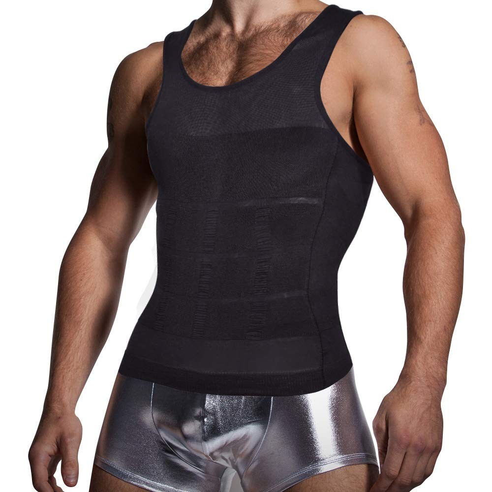 Tanker Top Loading KOCLES Men's Compression Tank Top Slimming Body Shaper Vest XX-Large ...