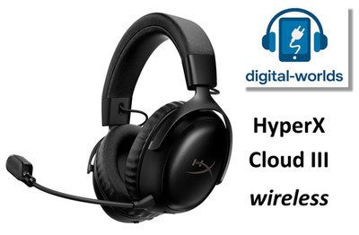 HyperX Cloud III wireless Headset - schwarz  +++ NEUWERTIG +++