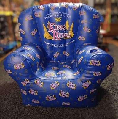 WWF 1997 King of The Ring Inflatable Chair Vintage Wrestling Rare