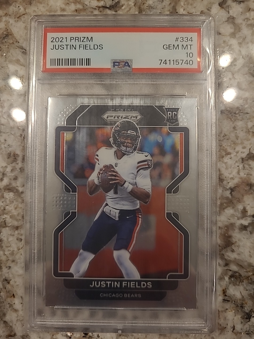 2021 Panini Prizm - Rookie Justin Fields #334 (RC)